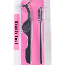 Özgürce Iki Parça Siyah Kirpik Şekillendirme Seti ve Fırça, Göz Makyajı Aksesuarı