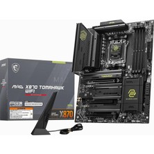 Msı Mag X870 Tomahawk Wıfı Am5 Ddr5 8400MHZ(OC) Usb4 4x M.2 HDMI 5g Lan Wıfı 7 Rgb Atx