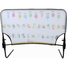 Agubugu Baby - Sayılar ve Harfler Öğretici Katlanabilir Yatak Bariyeri 90CM