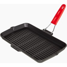 Izgara Tava, Dikdörtgen, 21X36 Cm, Döküm Demir