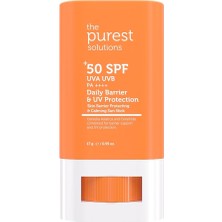 The Purest Solutions Stick SPF 50 Yatıştırıcı Güneş Kremi 17 g Bariyer Onarıcı Özellikli
