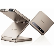 Aurzen Zıp Katlanabilir Dlp Gerçekten Mini Projektör, Cep Boyutu, Sıfır Gecikmeli Odaklama, Tek Tıkl