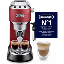 De'longhi Dedica Manuel Espresso Makinesi EC 685.R Aroma Uyumlu Kapsül Kahve  Premium Tat Deneyimi