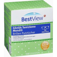 Best View Gözlük Temizleme Mendili 52 Adet Çok Renkli Temizlik İçin Uygun