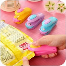 Pilli Mini Poşet Kapatıcı | Isıyla Yapıştırıcı Poşet Kapatma Makinesi | Plastik Naylon Torba Mühürle