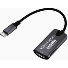 Type C Video Capture Yakalama Kartı Uçlu HDMI To Type-C Pc Bilgisayar Video Yakalama (Hdmı Aktarma I