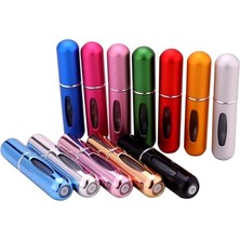 Özgürce Mini Cep Parfüm Şişesi 4'lü Alüminyum Doldurulabilir 5ml Set