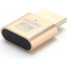 5245 HDMI 4K UHD Dummy Plug Minning Bitcoin Sanal Monitör Ekran Kartı Emülatörü Maksimum Çözünürlük: