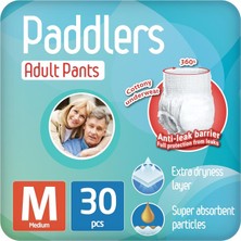 Paddlers Yetişkin Hasta Emici Külot Bez Medium 30 Adet