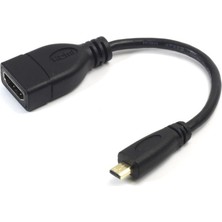 Micro Mikro HDMI Çevirici Dönüştürücü Adaptör Kablosu 15CM