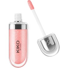 Kiko 3D Hydra Gloss Dudak Parlatıcısı 04 Pearly Peach Rose Besleyici ve Nemlendirici Çok Renkli