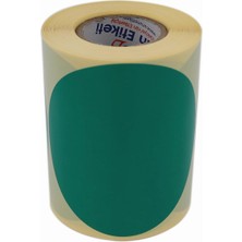 Hazır Etiketler , Hazır Al Hızlı Al Kuşe Daire Renk Baskılı Çap Etiketi 75MM Daire Ölçülerinde Yuvar
