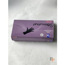 GÜNPAK Siyah Nitril Eldiven – Tek Kullanımlık, Pudrasız, 100 Adet