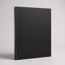 Fark Tanıtım Kareli Spiralli Not Defter, A4 Boyut (21X29,7 Cm), 60 Yaprak, 90GR. Ivory Kağıt, Ofis I