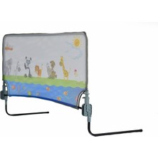 Agubugu Baby AGU-105-90 Katlanabilir Yatak Bariyeri (Hayvan Desenli, 90CM)