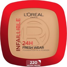 L'oréal Parıs Infaillible 24H Fresh Wear Pudra Fondöten 220 Sand