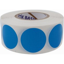 Hazır Etiketler , Hazır Al Hızlı Al Pp Opak Daire Işaretleme Etiketi Rulo Etiket, 30MM x 30MM Çap 10