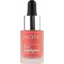 Note Drop Highlighter 01 Pearl Rose Işıltılı Likit Aydınlatıcı