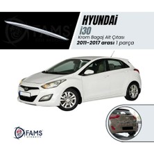 Fams Otomotiv  Hyundai i30 Krom Bagaj Alt Çıtası 2011-2017 Paslanmaz Çelik