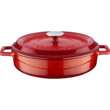 Casserole Çok Fonksiyonlu, 3.40 Litre LVYST28K2R, Kırmızı/siyah