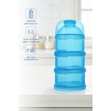 Babyjem Mavi Katlı Toz Mama Kabı