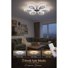 Marsel Lighting Damla 6lı Avize 3 Renkledısıklı Salon Oturma Odası Avvize