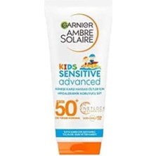 Ambre Solaire Sensitive Advanced Çocuk Hipoalerjenik Güneş Koruyucu Süt SPF50+ 175ML