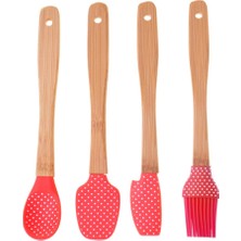 Bambum Bolly 4 Parça Spatula Seti Küçük