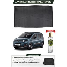 Citroen Berlingo 2022 Model Araca Özel Esnek Demirli Bagaj Havuzu + Hediyeli