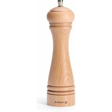 De Buyer Marlux P247.210101 Karabiber Değirmeni Ahşap Doğal 5,5 x 5,5 x 21 cm