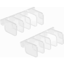 Buzdolabı Ayırma Duvarları, 10 Adet Buzdolabı Düzenleyici Seti, Buzdolabı Için Mutfak Çekmece Ayırıc