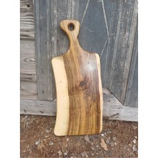 Feyza Design Sakız Ağacı Büyük Boy Kesme Tahtası, Dayanıklı ve Şık Mutfak Gereci