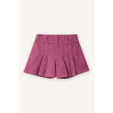 DeFacto %100 Pamuk Gabardin Şort Kız Bebek G8097A526SP