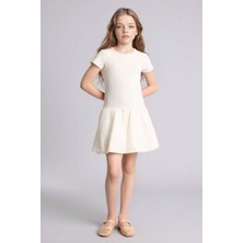 DeFacto Yarım Kollu Mini Elbise Kız Çocuk H2226A826SP