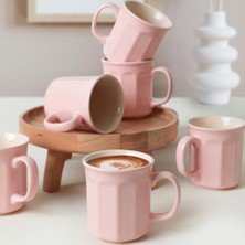 Açık Pembe/krem Herakles Kupa 9 cm 6 Adet 550/030