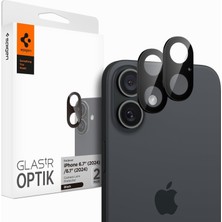 Hype Store iPhone 16/16 ile Uyumlu Kamera Lens Camı Koruyucu Glas.tr Optik (2 Adet) - AGL07922