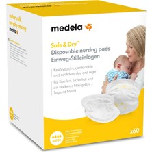 Medela Safe & Dry Tek Kullanımlık Göğüs Pedleri 60 Adet