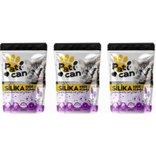 Patican 3 Adet Lavanta Silika Kristal Kedi Kum 5 L