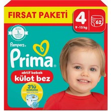 Külot Bebek Bezi 4 Beden 62 Adet Maxi Fırsat Paketi