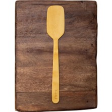Feyza Design El Yapımı Şimşir Spatula 28 cm - Dayanıklı ve Şık Mutfak Gereci