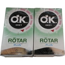 Okey Rötar Plus 10'lu Prezervatif 2 Kutu Yüksek Performans ve Güvenlik İçin Tasarlandı
