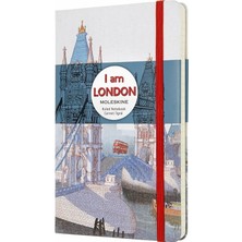 Hype Store Moleskine Özel Seri "ı Am London" Çizgili Defter L Boy