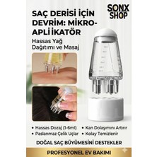 Özgürce Saç Derisi Aplikatörü ve Masaj Tarağı, Hassas Yağ & Serum Uygulama