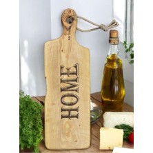 Feyza Design Doğal Ahşap Zeytin Ağacı Kesme ve Sunum Tahtası 34X11 cm