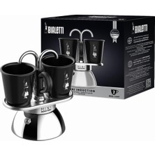 - Set Mini Indüksiyon: Ocak Üstü Espresso Pişirici + 2 Cups - Indüksiyon Ocak Türleri Için Uygundur