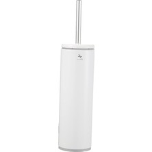 Wc Tuvalet Fırçası Beyaz Iç Kısım Gri, M-E42-01-07