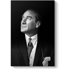 Hype Store Tabloshop Siyah Beyaz Atatürk Portresi Kanvas Tablo 50 x 75