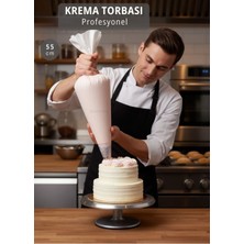 Feyza Design 55 cm Profesyonel Krema Torbası Bez, Endüstriyel Mutfak ve Imalathane Için