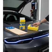 Goodyear Çok Amaçlı Araç Temizlik Seti (3’lü) Güderi Bez + Sihirli Sünger + Yıkama Süngeri