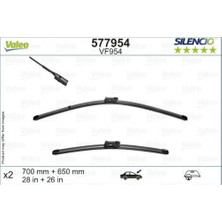 Silbak Sılecek Süpürgesı Ön Takım 700 / 650 mm Vw Crafter-Man Tge Bm 16- (Oem No: 7C1998002)